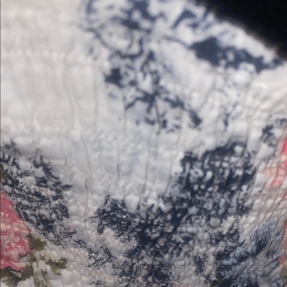 Vintage 90’s Floral White -crochet trim- cotton- Bohemian Maxi Dress - festival - Picture 12 of 15